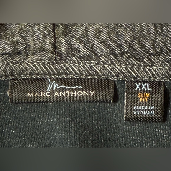 Marc Anthony Men’s Heathered Gray Hooded Sweatshirt Slim Fit XXL - Picture 3 of 9